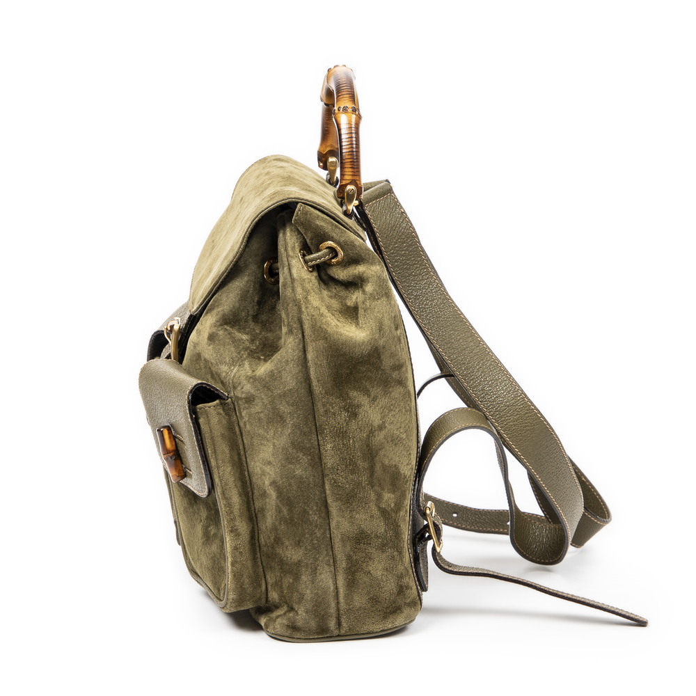 Gucci Large Bamboo Backpack - Picture 6 of 9